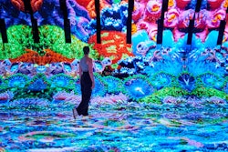 ‘The Blue Paradox’ is an immersive experience that takes guests beneath the ocean’s surface to confront the growing crisis of plastic pollution. Image courtesy of SC Johnson