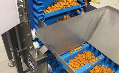 Bulk Snack Scoop Incline Conveyor Multi Conveyor