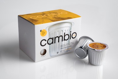 Cambio Roasters has launched the first aluminum coffee pod that is recyclable and K-Cup compatible.