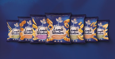 According to SABIC, the lighter weight of the bag coupled with the bio-based polymer results in a 30% lower carbon footprint when calculated against Lamb Weston’s previous retail packaging made from 100% fossil-based film. Image courtesy of SABIC.