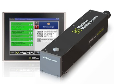 Matthews Marking Systems Mperia Fiber Laser 100w Wd