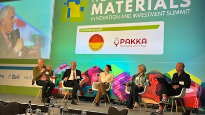 Walker (far left and on screen)summed up a practical path forward: “Let’s stop mixing plastic and fiber. Combine natural materials smartly. Invest in real solutions—and don’t give up. The shelf-life challenge is solvable.” PW