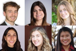 Top row (from left): Clayton Gons, Madalyn Klaja, Olivia Northrup Bottom row: Marta Ghigo, Emily Neale, Dalena Nguyen