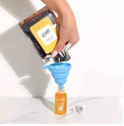 In addition to offering discounted refills, Activist Skincare also provides customers with prepaid shipping labels for returning used pouches.