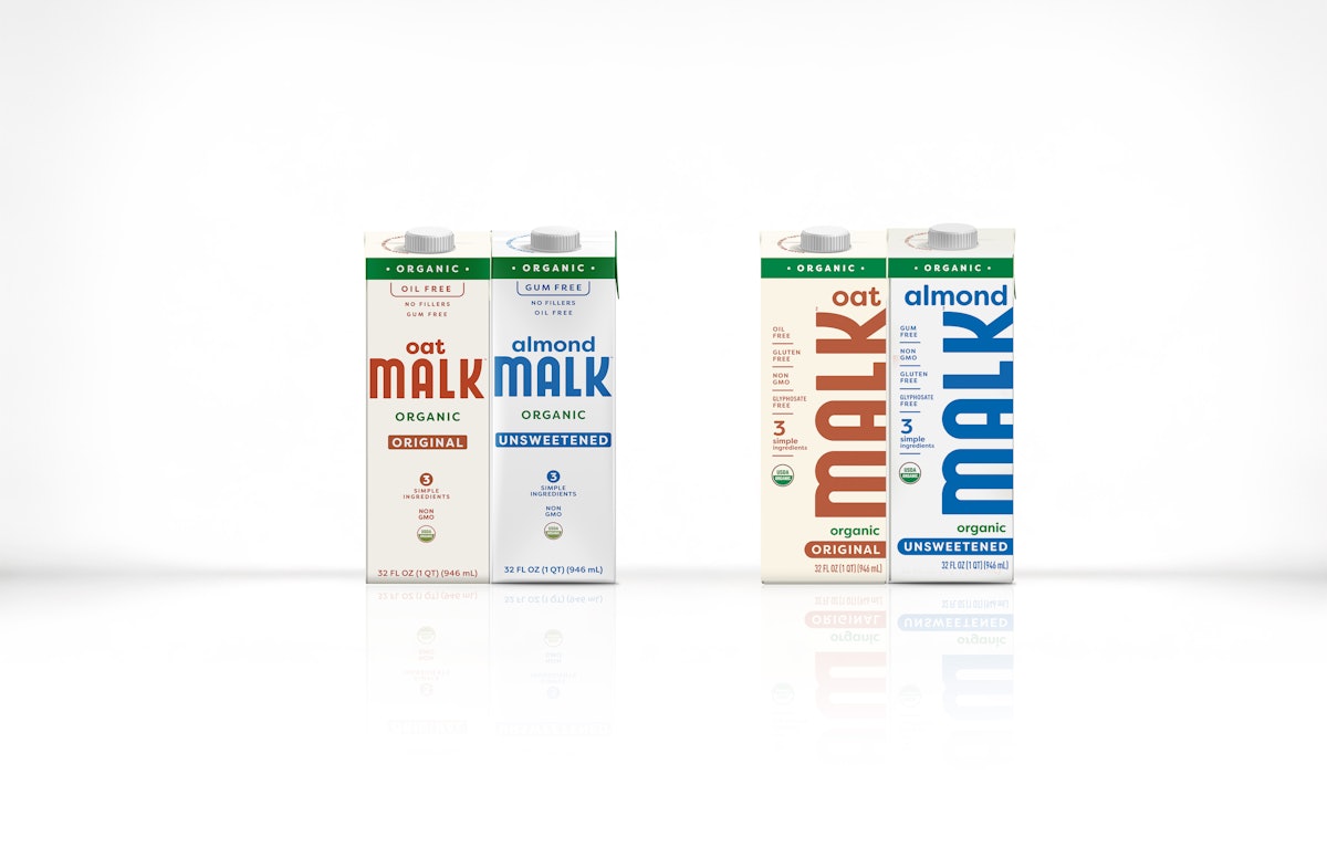 Malk ไปในแนวตั้งด้วยเครื่องหมายแบรนด์เพื่อเอาชนะข้อ จำกัด ด้านพื้นที่
