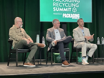 Paul Nowak of GreenBlue (left), Joe Dages of Steptoe (center), and John Hewitt of the Consumer Brands Association (right)