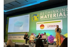 (from left) Linda Roman, Kim Bertens, John Ryan, and Edgar Castro-Aguirre, all of Kraft Heinz. (speaking) Sandra Wiegman, Kalpana Systems.