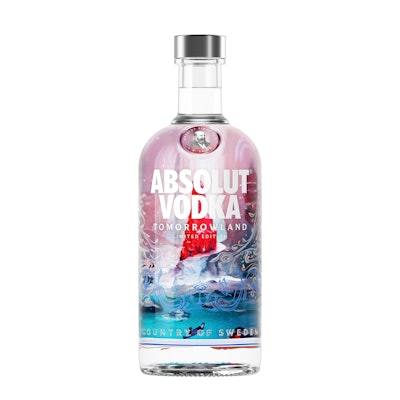 Absolut says it worked with Tomorrowland's main stage design team to develop a new theme.