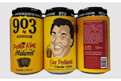 The ‘Polka King of the Midwest’ from 903 Brewers took top honors in Quad’s eye-tracking study, thanks to its bold illustrated face and playful packaging—proving that character-driven visuals can stop shoppers in their tracks and boost shelf appeal.
