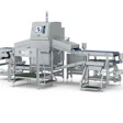 Industrial Eagle sorting machine with conveyor belts and digital control panel