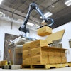 ONExia's stainless-steel cobot palletizer
