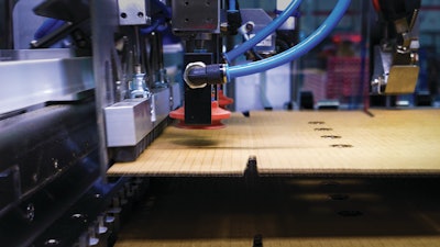 Patented tech aligns and tensions warped corrugated blanks to up to three times the industry warp tolerance.