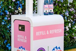 The bottle, made from 100% recycled plastic, will be available for purchase at an accessible price point, allowing users to refill either their own containers or the new evian bottle at various stations.