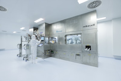 groninger robocell gloveless filling line