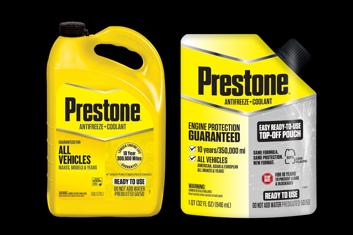 Prestone เปิดตัวกระเป๋าเพื่อให้บริการกลุ่มใหม่ตัดพลาสติก