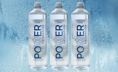 Power Hydration has launched its alkaline water brand in California in a PET bottle featuring Origin’s PET cap, a closure designed for full recyclability along with the bottle.