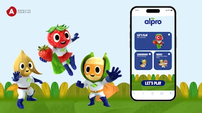 Alpro’s connected packaging experience features an on-pack QR code that links to a web app styled as a classic adventure video game.