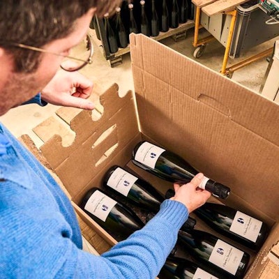 The company estimates that around 10% of the cases, out of approximately 5,000 bottles sold, will be reused.