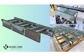 Glide Line Zero Contact Zoned Conveyor With Gripper Belt For Heavy Duty Applications