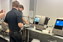 Technical service training in Alpharetta, GA — IQJET in action with engineers on site.