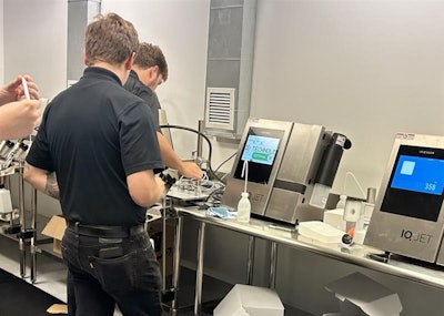 Technical service training in Alpharetta, GA — IQJET in action with engineers on site.
