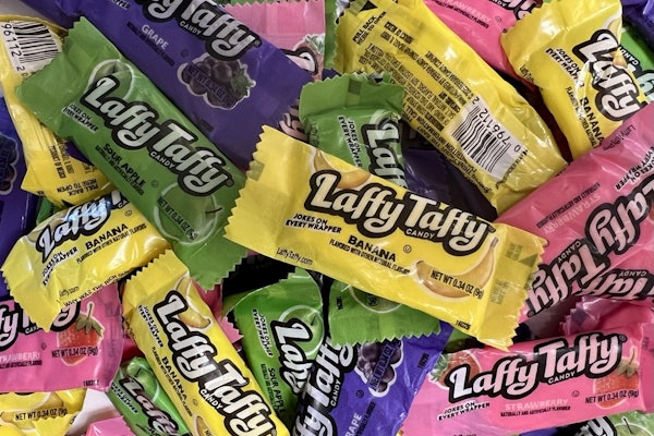 Ferrara has rolled out new Laffy Taffy Mini Bar wrappers designed for a smoother opening experience.