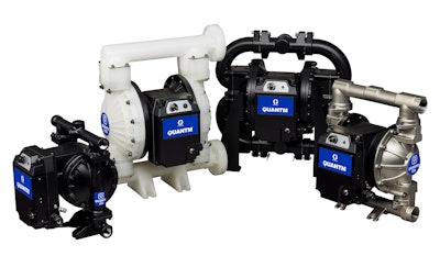 Graco's QUANTM Electric Diaphragm Pumps