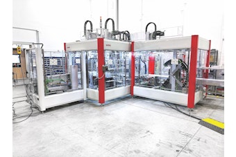 Weber’s integrated meal assembly line feeds directly into SOMIC’s compact retail-ready case packer for a seamless end-to-end solution.