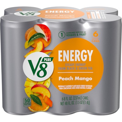 The outgoing package design featured a grey background and different fruit imagery.