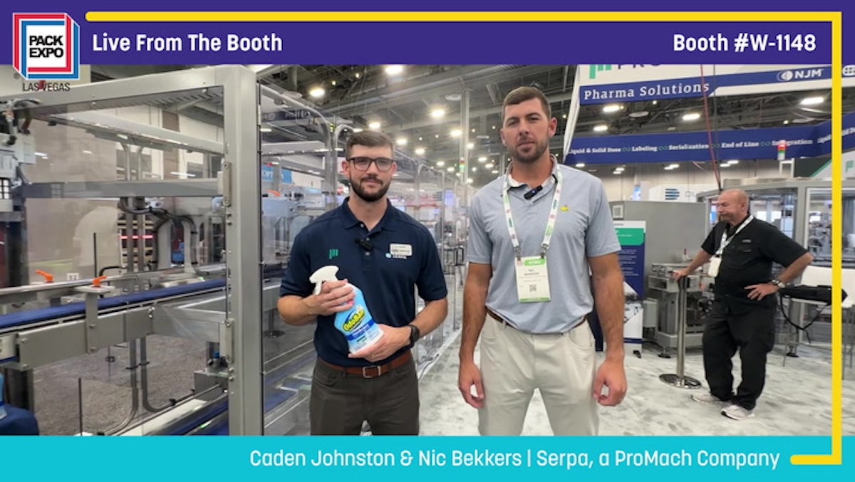 CpG Clean Control ตรวจสอบ Packer Drop ใหม่บนพื้น Pack Expo