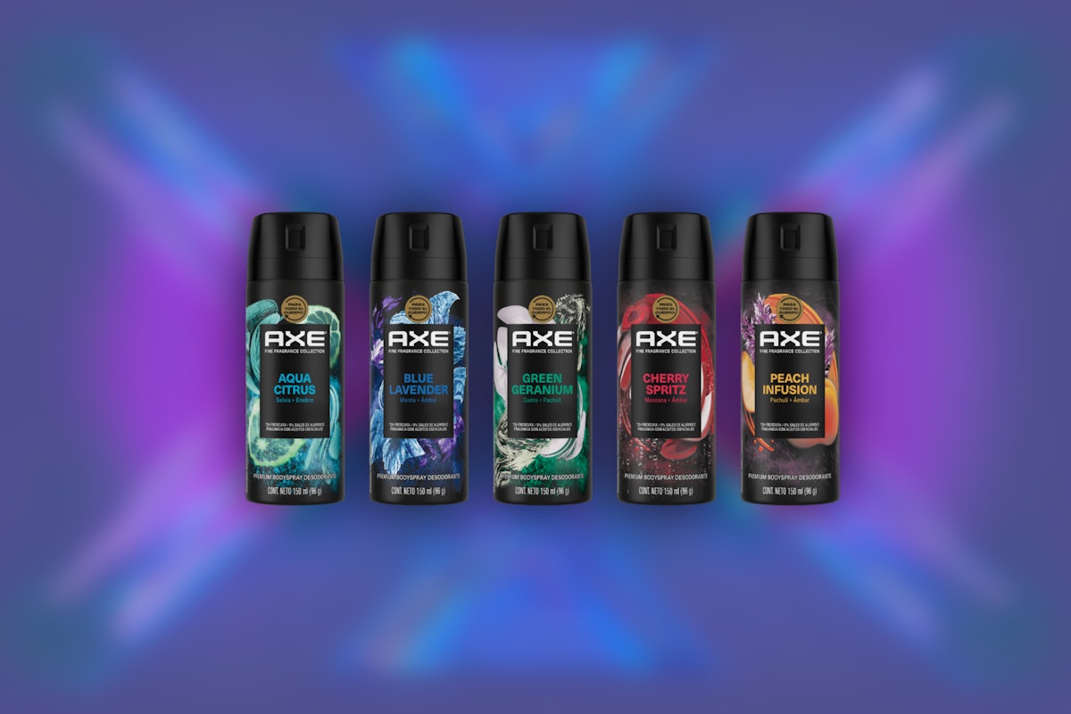 การออกแบบลิฟต์โลหะผสมน้ำหนักเบาและความยั่งยืนในสเปรย์ Axe