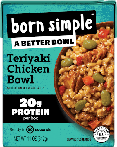 Born S Imple Teriyaki Chicken Bowl