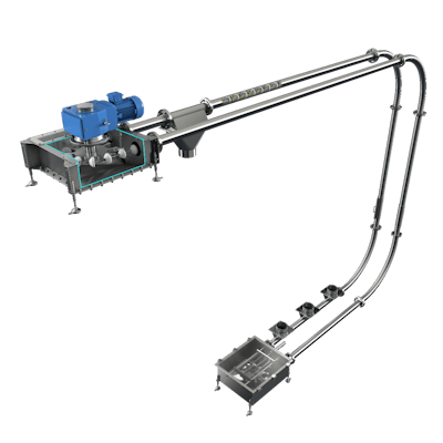 Hapman's CablePro Tubular Drag Conveyor