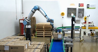 The solution installed by IGPS marked a technological milestone as the first Robotiq palletizing cell implemented in Colombia.