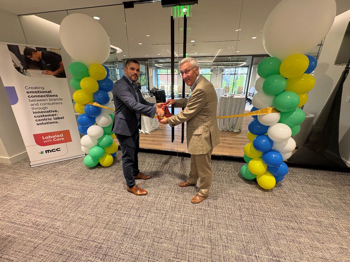 Hassan Rmaile (left), President & CEO of MCC and David Scheible, Chairman of the Board.