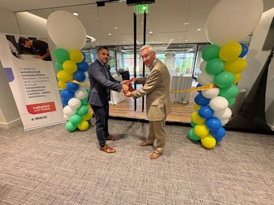 Hassan Rmaile (left), President & CEO of MCC and David Scheible, Chairman of the Board.