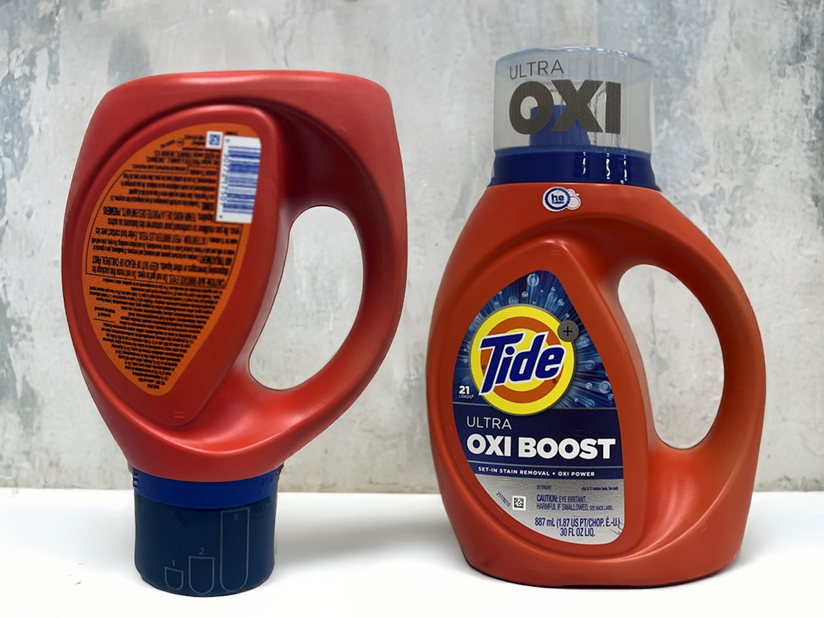 ฝาครอบ Tide Laser Marks ของ P&G เพื่อความชัดเจนในการจ่ายยาที่ดีขึ้น ฝาครอบ Tide Laser Marks ของ P&G เพื่อความชัดเจนในการจ่ายยาที่ดีขึ้น