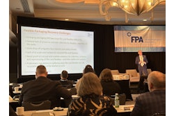 Dan Felton, FPA president and CEO, outlines the recovery challenges facing flexible packaging—including limited curbside access and lack of end markets—during the association’s 2025 State of the Industry presentation.