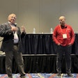 Jerry Plessing (left) digital solutions architect, and Lance Fountaine, CPG industry consultant (formerly with Cargill), presented Rockwell's vision for selling packaging line modernization up through your orgnaizaiton.