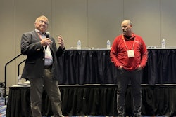 Jerry Plessing (left) digital solutions architect, and Lance Fountaine, CPG industry consultant (formerly with Cargill), presented Rockwell's vision for selling packaging line modernization up through your orgnaizaiton.