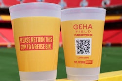 The scheme eliminates the use of single-use beverage cups across all fan zones, clubs, and suites, replacing them with a closed-loop system involving more than 42,000 reusable cups.