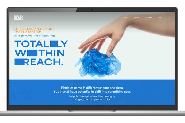 Proposed campaign to educate consumers on flexible packaging recyclability via Store Drop-off or other alternative collection method, even ahead of potential curbside collection.