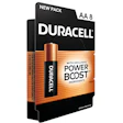 Duracell AA 8-pack alkaline batteries with Power Boost technology