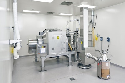 The 40-cu-ft (1,133 l) capacity Rotary Batch Mixer yields uniform blends in short mixing cycles without degradation, or segregation upon discharge.