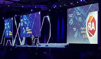 Matheus Bulho, SVP of Software and Control at Rockwell, explained at the event how software-defined automation enables greater flexibility.