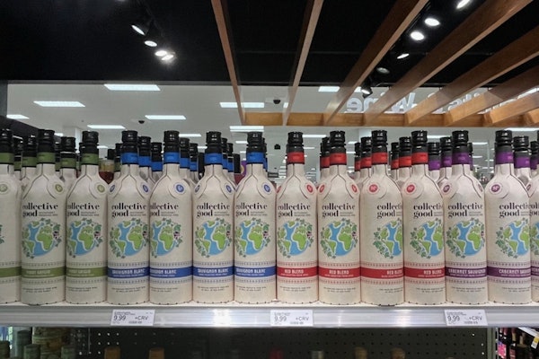 Assuming the format is the same as or very similar to previous commercial rollouts, it's functionally bag-in-box. In this case, the “box” portion begins as a die-cut and geometrically creased blank of printed paperboard.