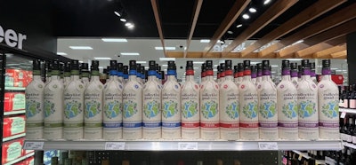 Assuming the format is the same as or very similar to previous commercial rollouts, it's functionally bag-in-box. In this case, the &ldquo;box&rdquo; portion begins as a die-cut and geometrically creased blank of printed paperboard.