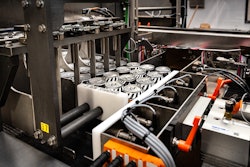 Changeover on the cartoner from 4-count to 12-count takes about 40 minutes.