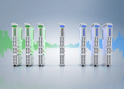The new generation of Beckhoff HD analog I/Os launches with seven high-performance EtherCAT input/output terminals.
