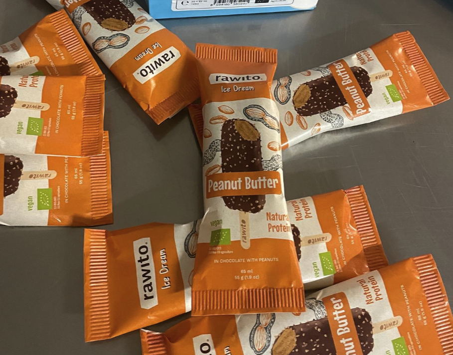 One.five&rsquo;s AI process recommended using Hazelsun, a paper-based barrier material made from agricultural byproducts rather than wood pulp for Rawito&rsquo;s ice cream bar wrapper.